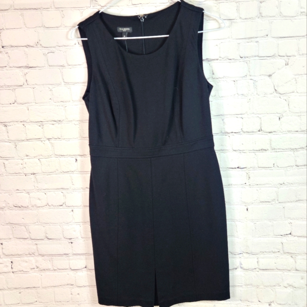 Talbots black dress size 2P